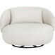 Walsh Effie Linen Swivel Lounge Chair, Swivel